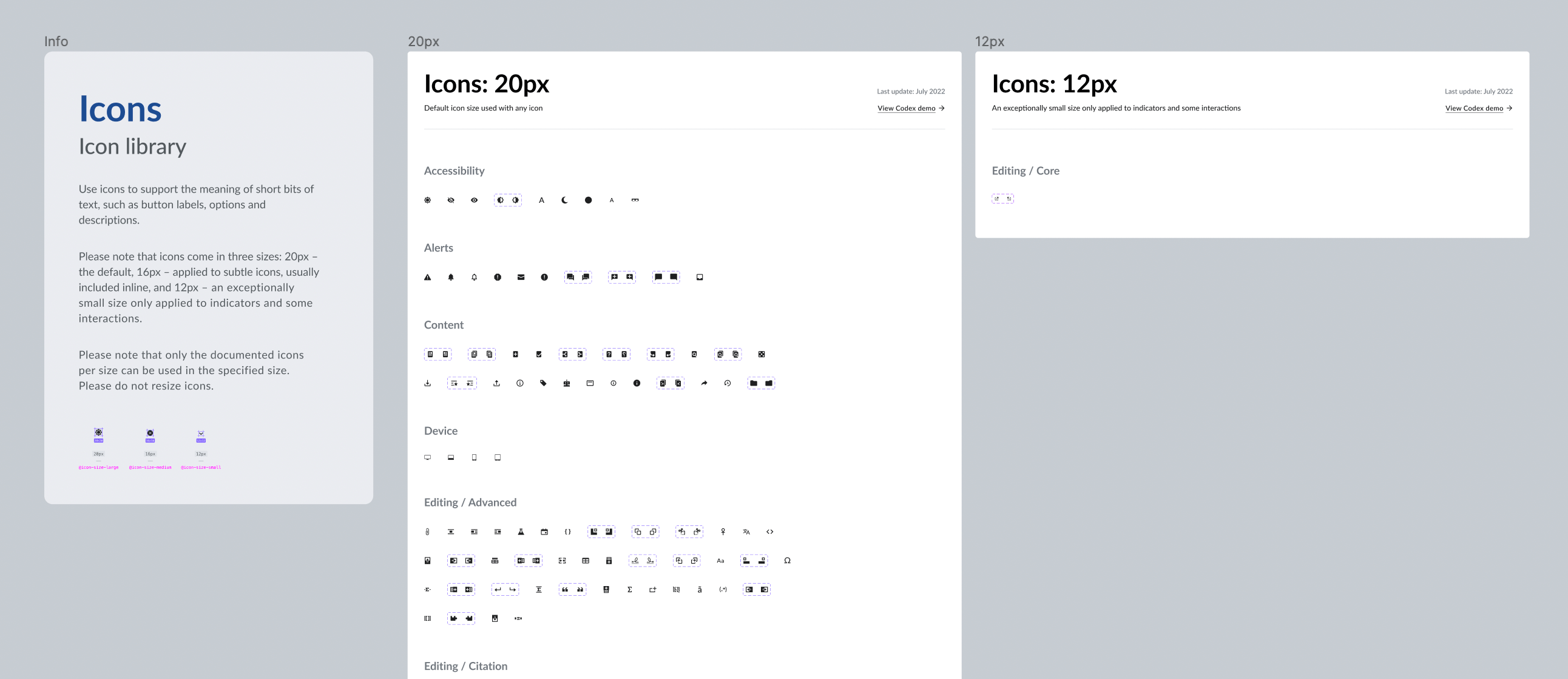 Icons library figma